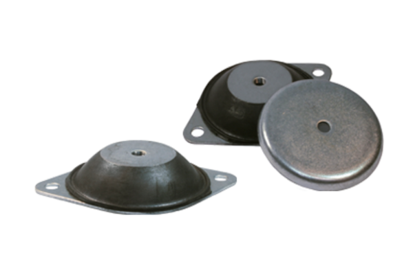 SOPORTES ELÁSTICOS – SOPORTE CAUCHO-METAL – B